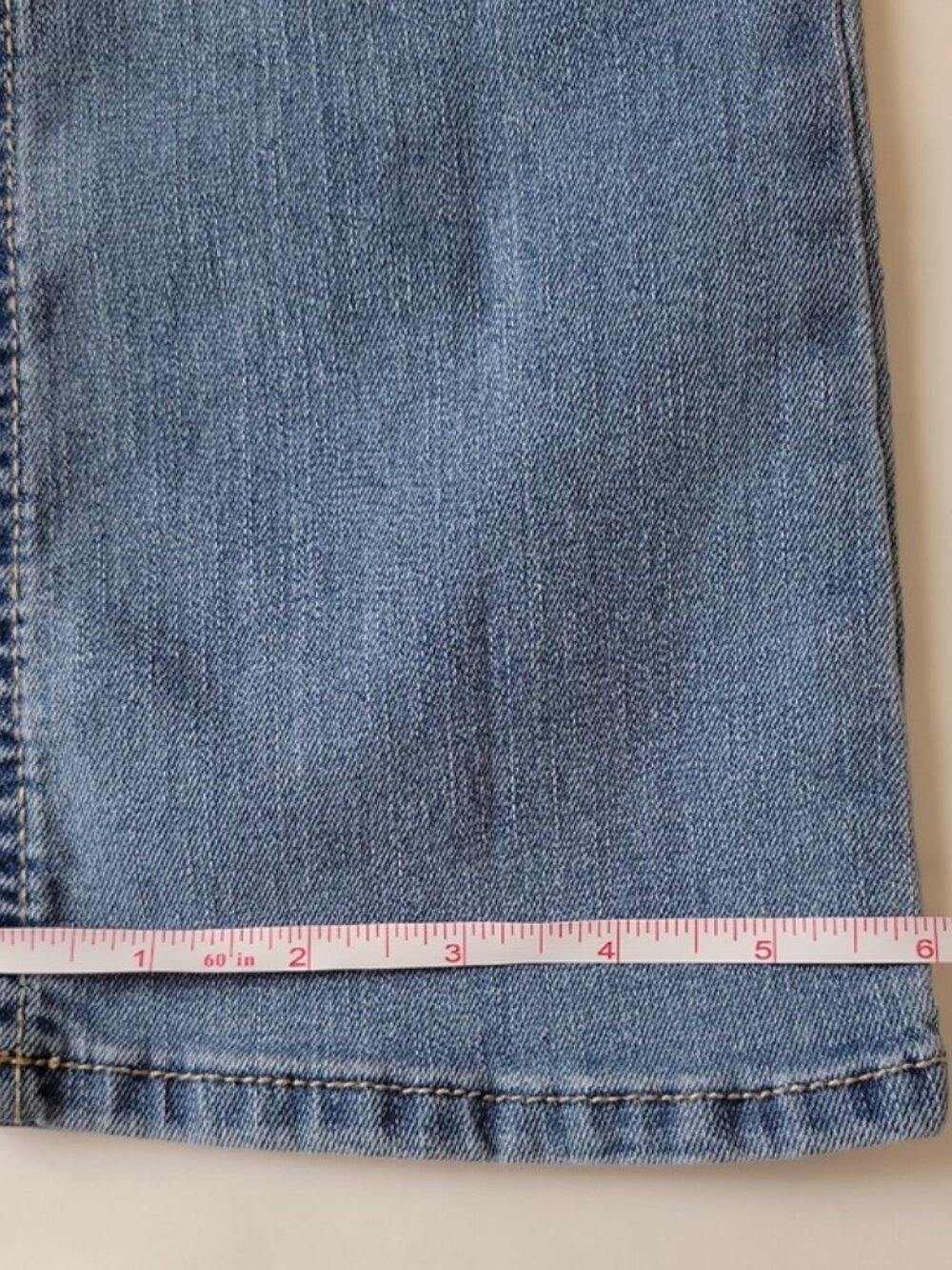 Jordache Girls Bootcut Jeans Light Blue Size 8 Stretch - Picture 11 of 11